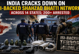 India Cracks Down on ISI-Backed Shahzad Bhatti Network Across 14 States; 200+ Arrested