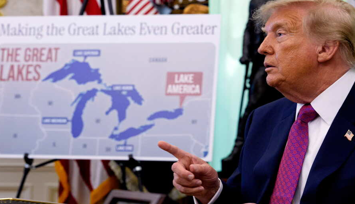 Trump Renames Lake Ontario ‘Lake America’, Canada Rejects New Name