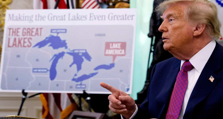 Trump Renames Lake Ontario ‘Lake America’, Canada Rejects New Name