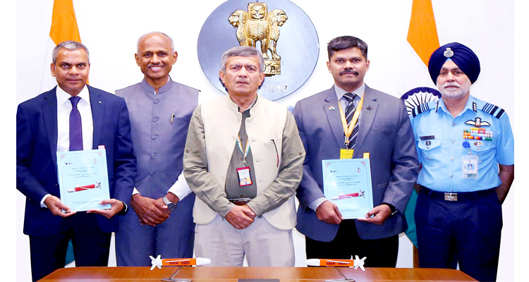 Defence Ministry Signs ₹811 Crore Contract with BDL for 160 Satellite Smart Anti-Airfield Weapons