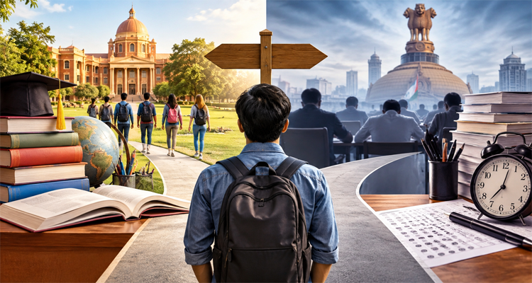 Degrees and Competitive Examinations: Why the Difference in Curriculum, Examination Pattern and Evaluation?
