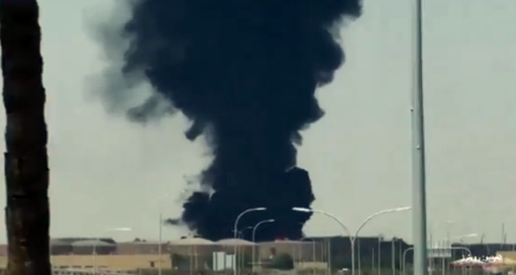 Houthis Target Riyadh With Ballistic Missile; Fire Erupts Near Saudi Airport
