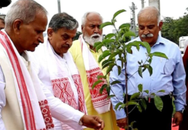 RSS Sarkaryavah Hosabale Visits Pragjyotishpur University