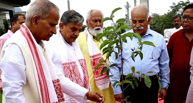 RSS Sarkaryavah Hosabale Visits Pragjyotishpur University