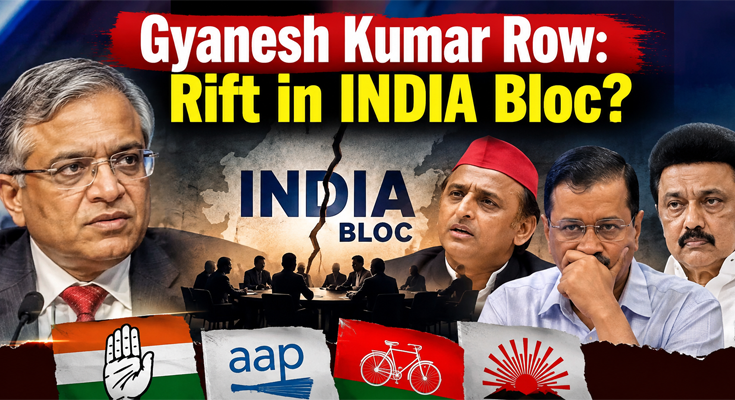 Gyanesh Kumar Row: Rift in INDIA Bloc? DMK, AAP Skip Meet, Akhilesh Sends Representative