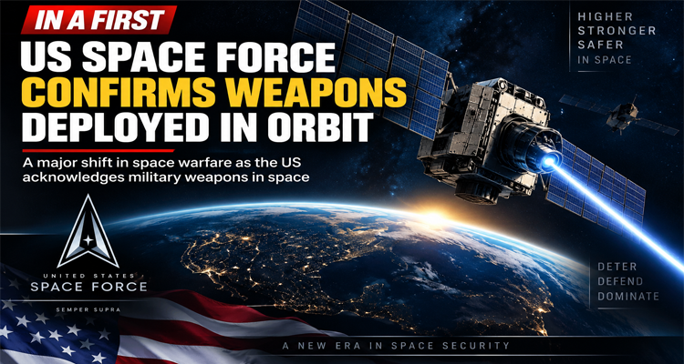 ‘Weapons in Orbit’: US Space Force Makes Major Space Warfare Disclosure
