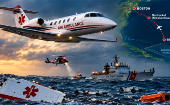 Air Ambulance Vanishes After Leaving Bermuda: Debris Found, 6 Still Missing