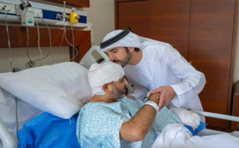 Dubai Crown Prince Visits Injured Indian Pilot Smit Machchhar in Hospital, Praises His Courage