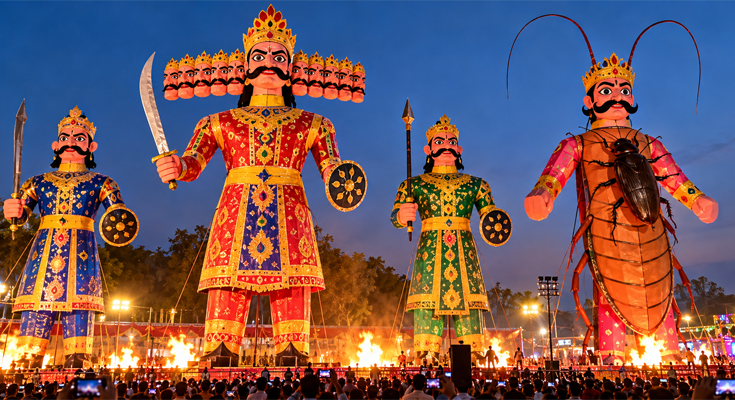 Delhi Ramlila 2026: 30-Foot Cockroach Effigy to Burn Alongside Ravana