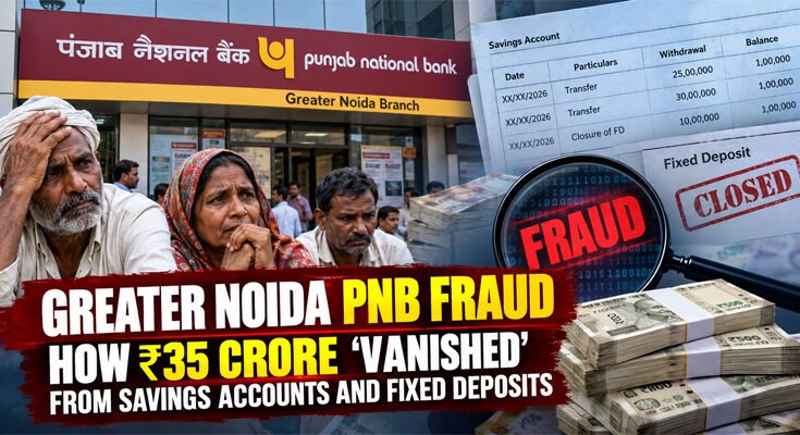 Greater Noida PNB Fraud: How ₹35 Crore Allegedly Vanished from Savings Accounts & Fixed Deposits