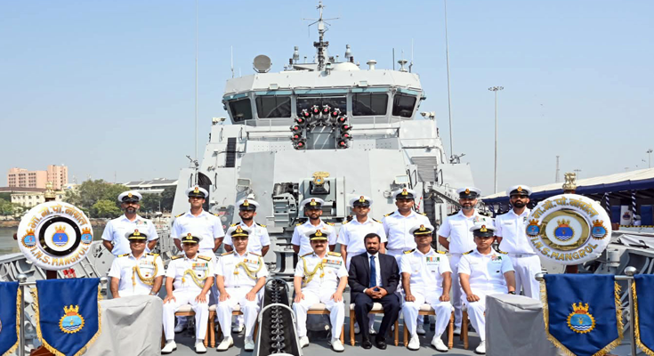 Indian Navy Inducts INS Mangrol to Counter Underwater Threats