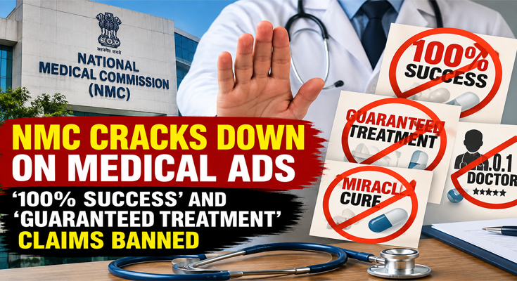 ‘100% Success’ & ‘Guaranteed Treatment’ Claims Banned: NMC Tightens Rules for Doctors, Hospitals