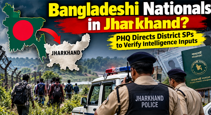Bangladeshi Nationals in Jharkhand? PHQ Directs District SPs to Probe Intelligence Inputs