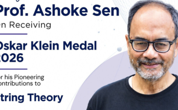 Indian Physicist Ashoke Sen Honoured with Prestigious Oskar Klein Medal for String Theory